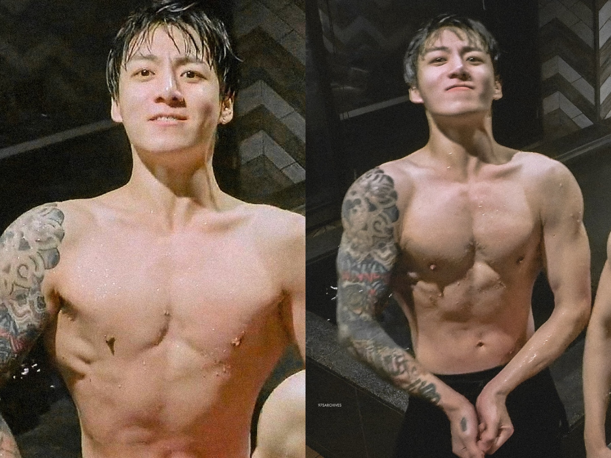 Bts Jung Kook Shows Abs
