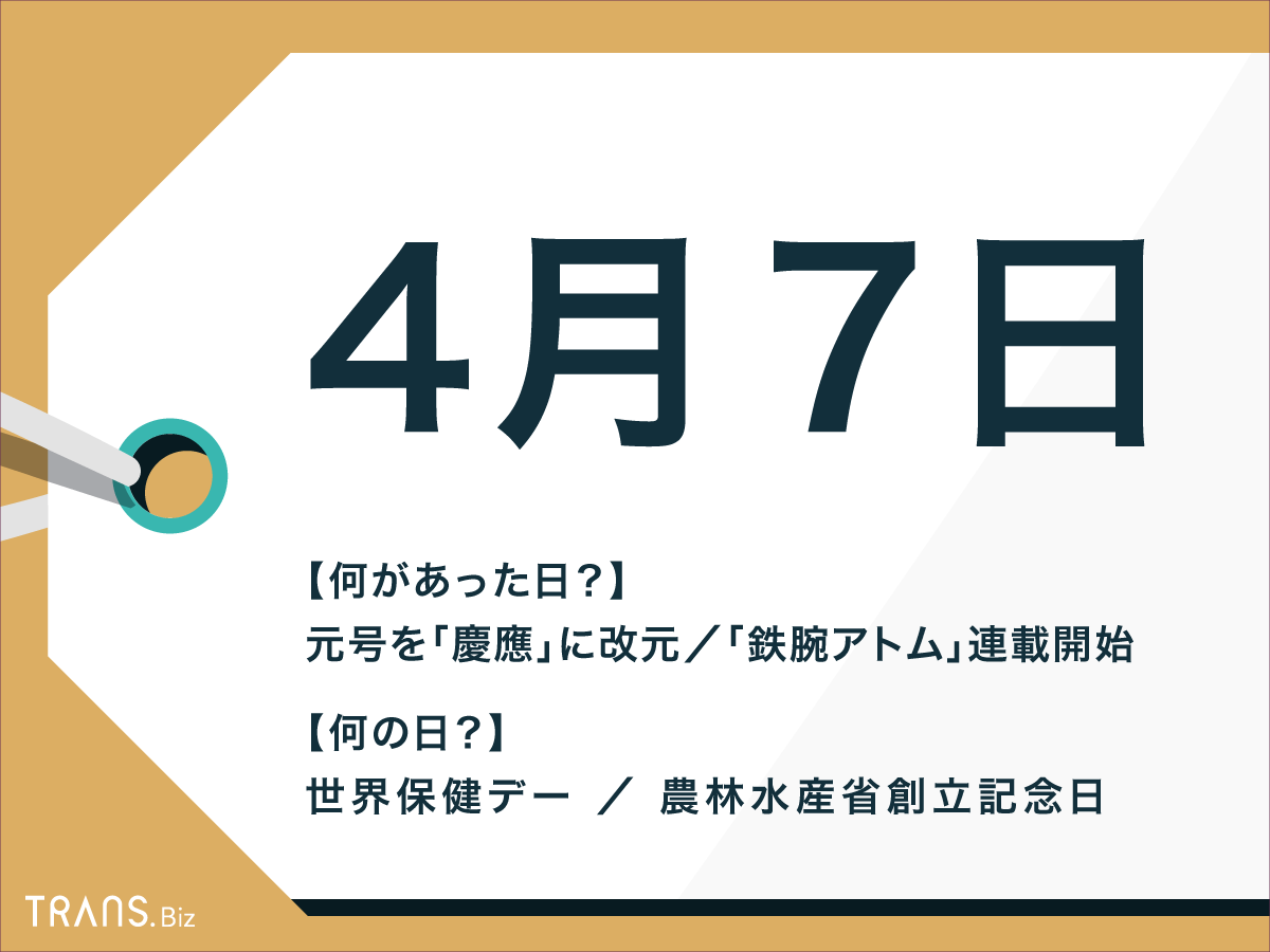 4月7日は何の日？鉄腕アトム誕生と世界保健デーの真実【2026年最新】