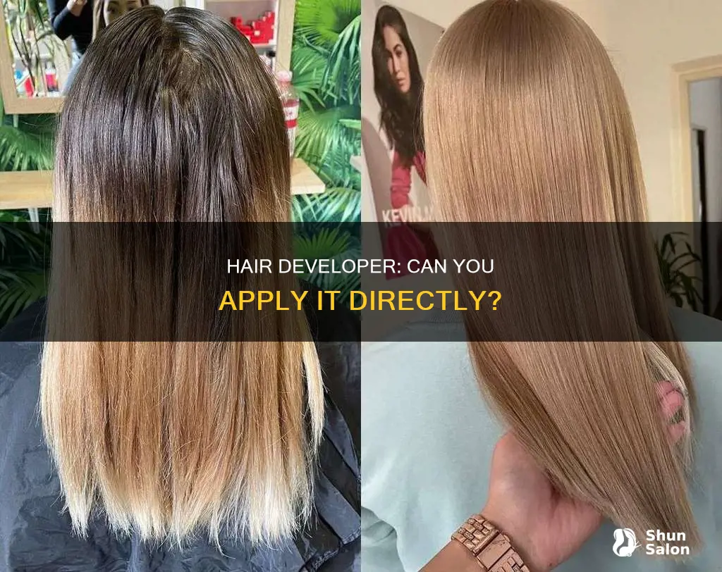 What Happens If You Just Put Developer in Your Hair