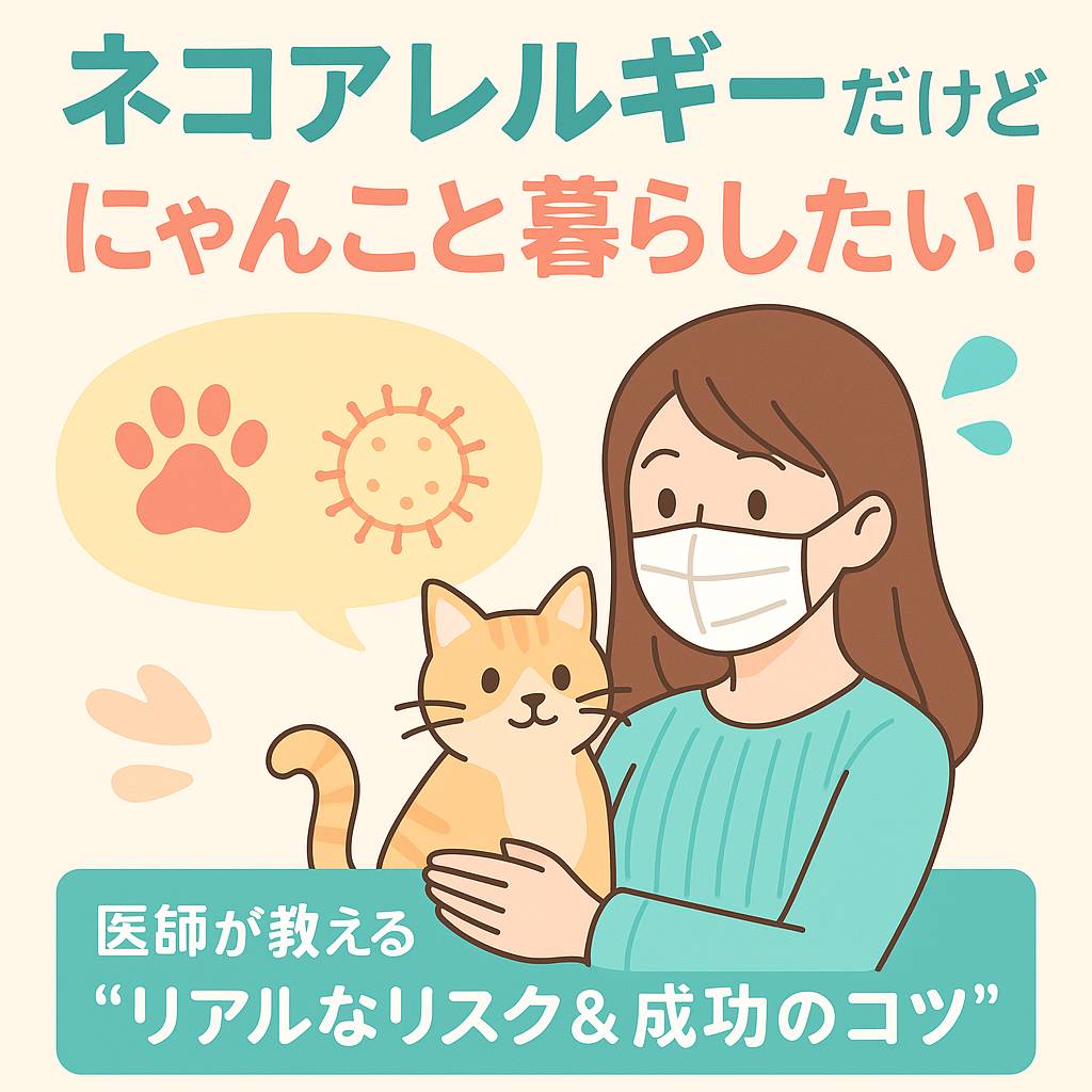 大人も突然発症？猫アレルギーの初期症状・検査費用と2026年最新対策