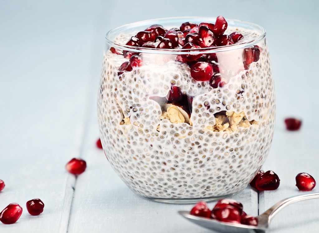 Eating Chia Seed Pudding at Night