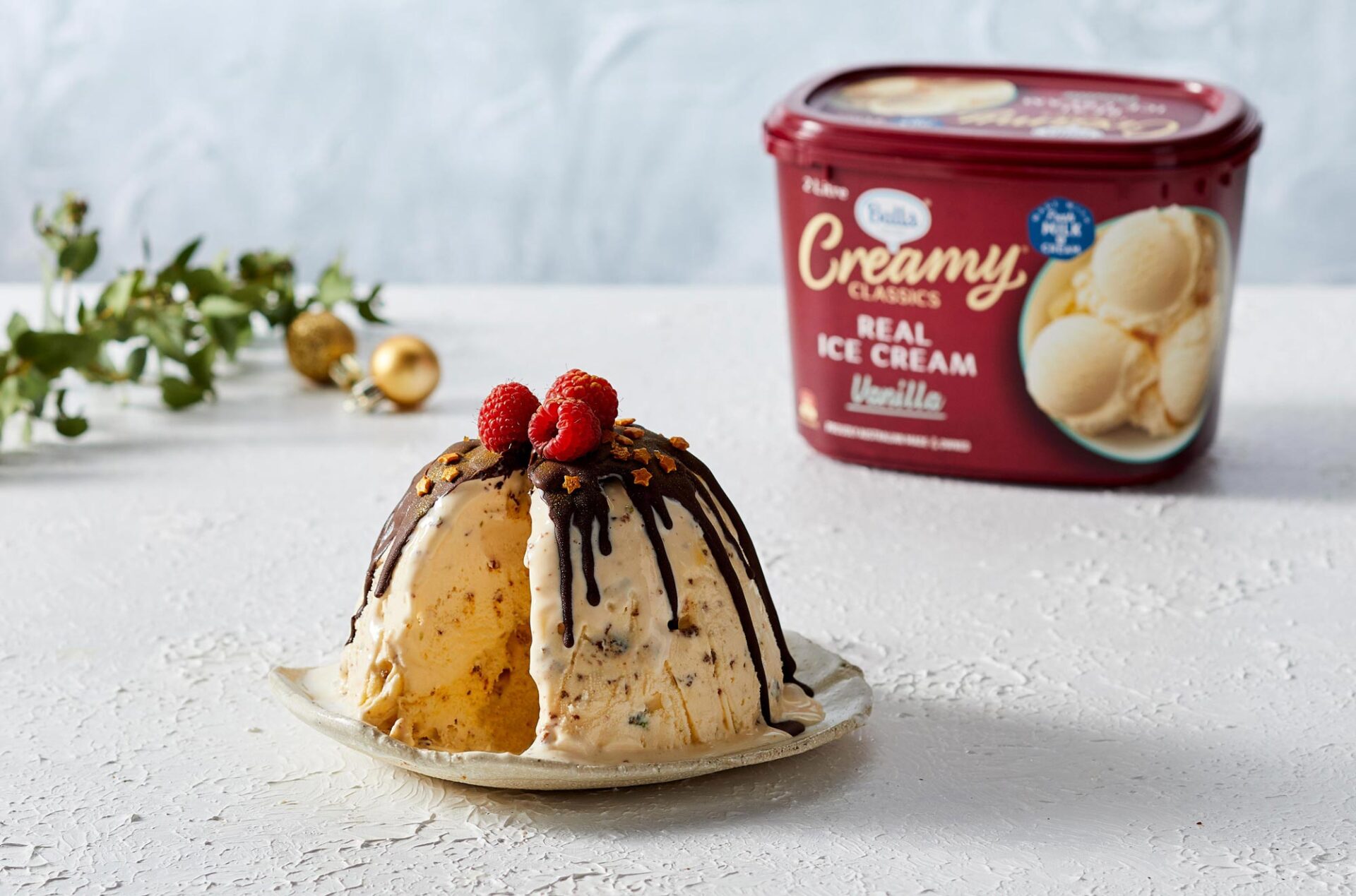 Frozen Ice Cream Pudding