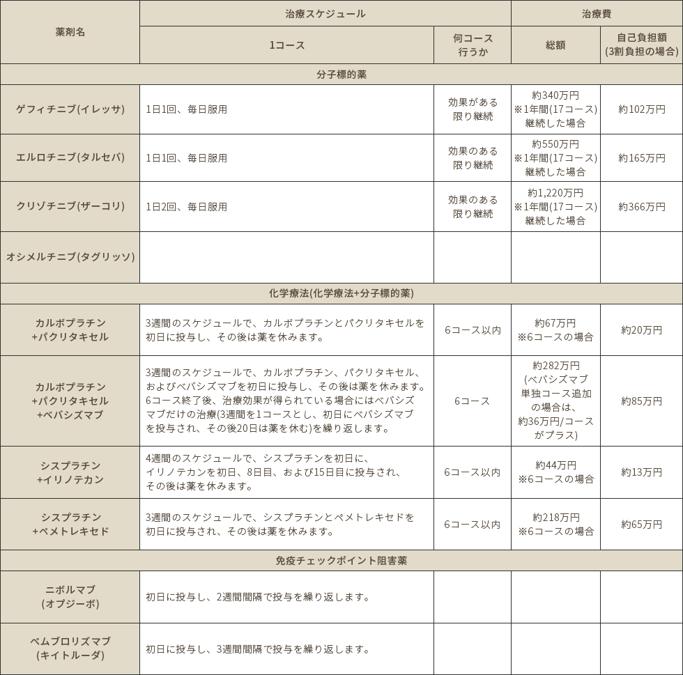 肺がん治療費は総額いくら？最新の自己負担額と支援制度のリアルを検証