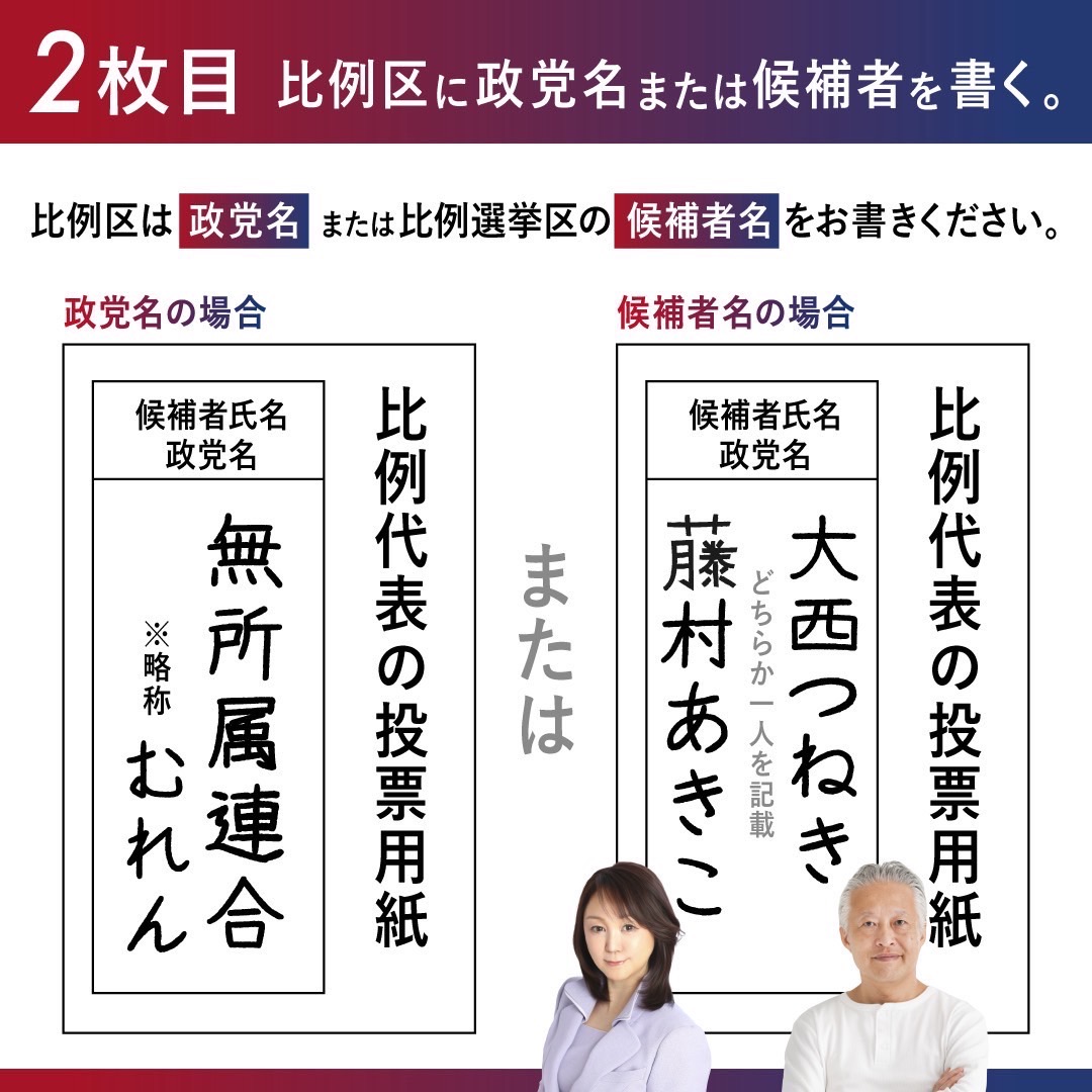 選挙用紙の書き方完全ガイド！ひらがなや書き直しと無効票の真相