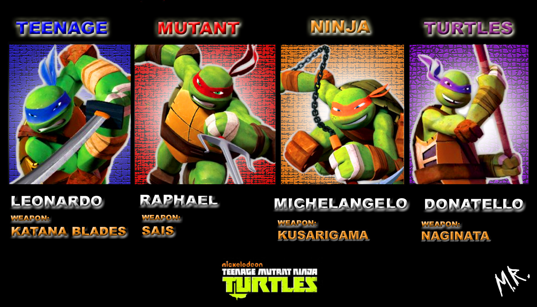 Name All the Ninja Turtles