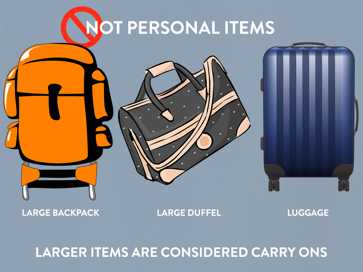 Is a Backpack a Personal Item