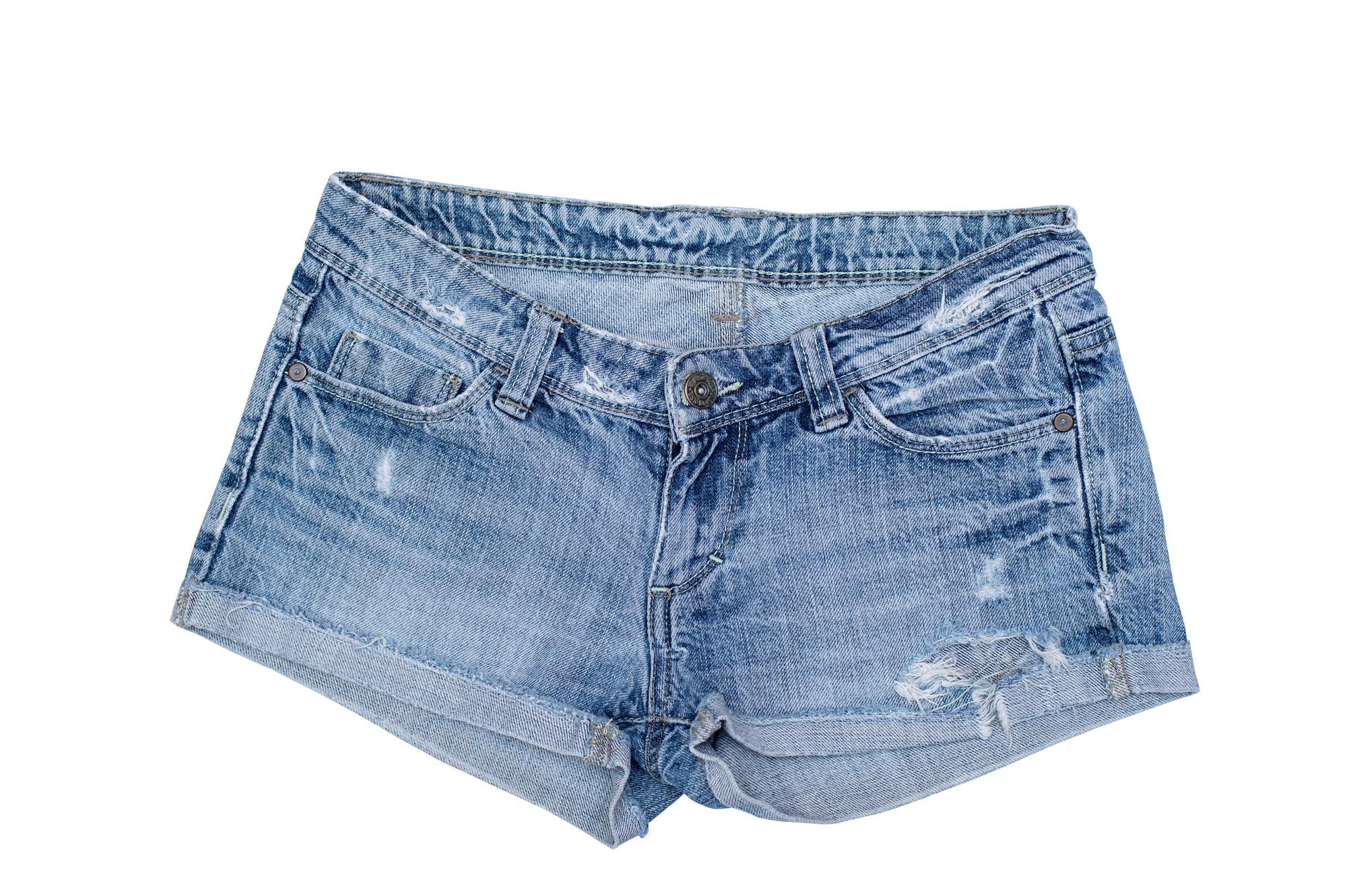 Lowrise Denim Shorts