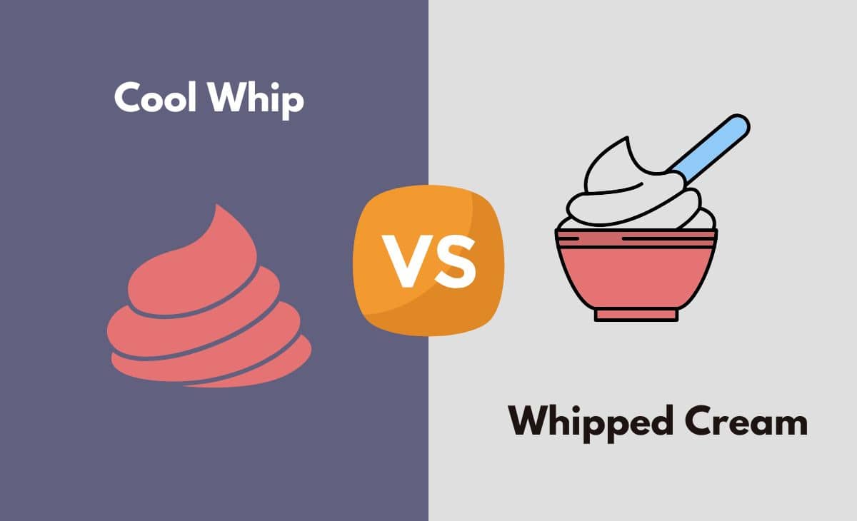 Is Whipped Cream and Cool Whip the Same
