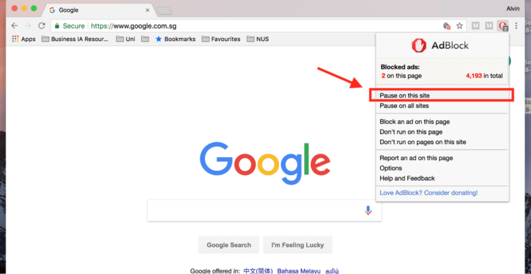 How to Disable the Adblock