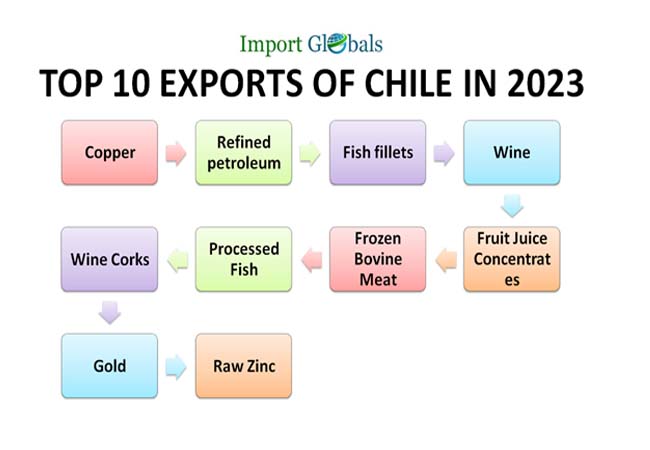 Important Products in Chile