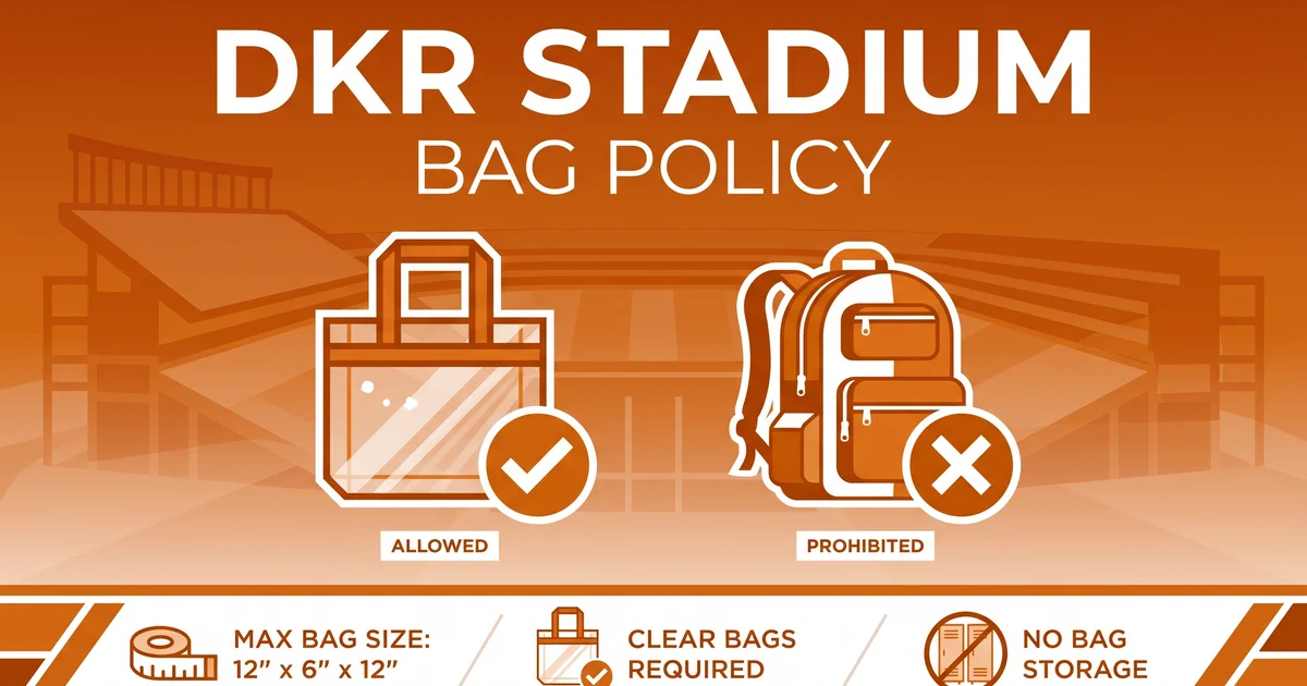 Dkr Stadium Bag Policy