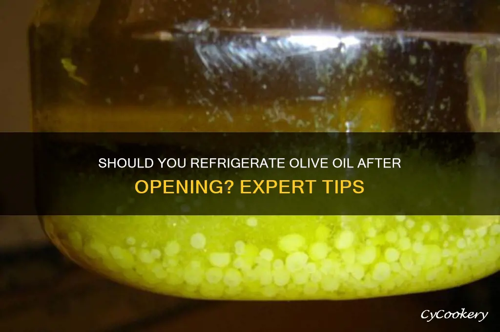 Does Olive Oil Need to Be Refrigerated After Opening