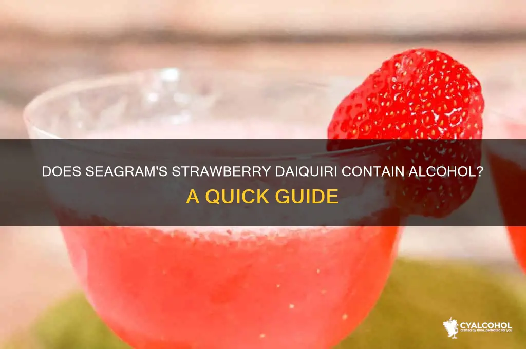 How Much Alcohol in a Strawberry Daiquiri