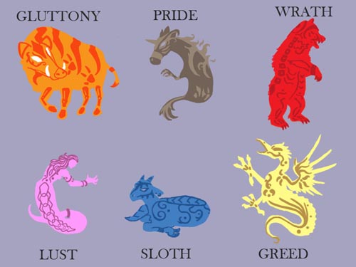 Animals That Represent the Seven Deadly Sins