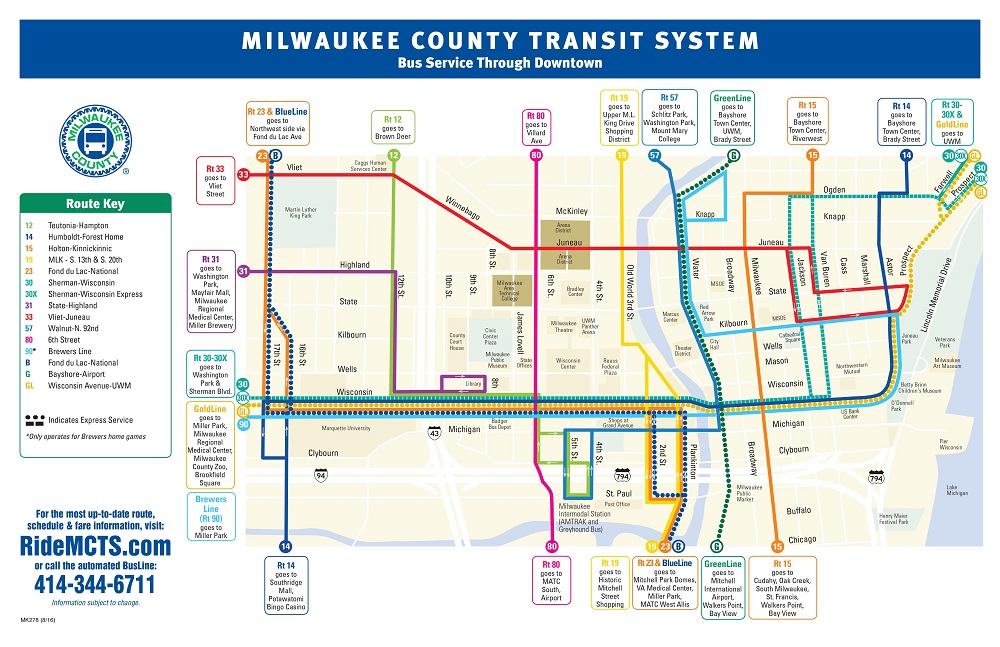 Milwaukee Public Transportation Bus Schedule