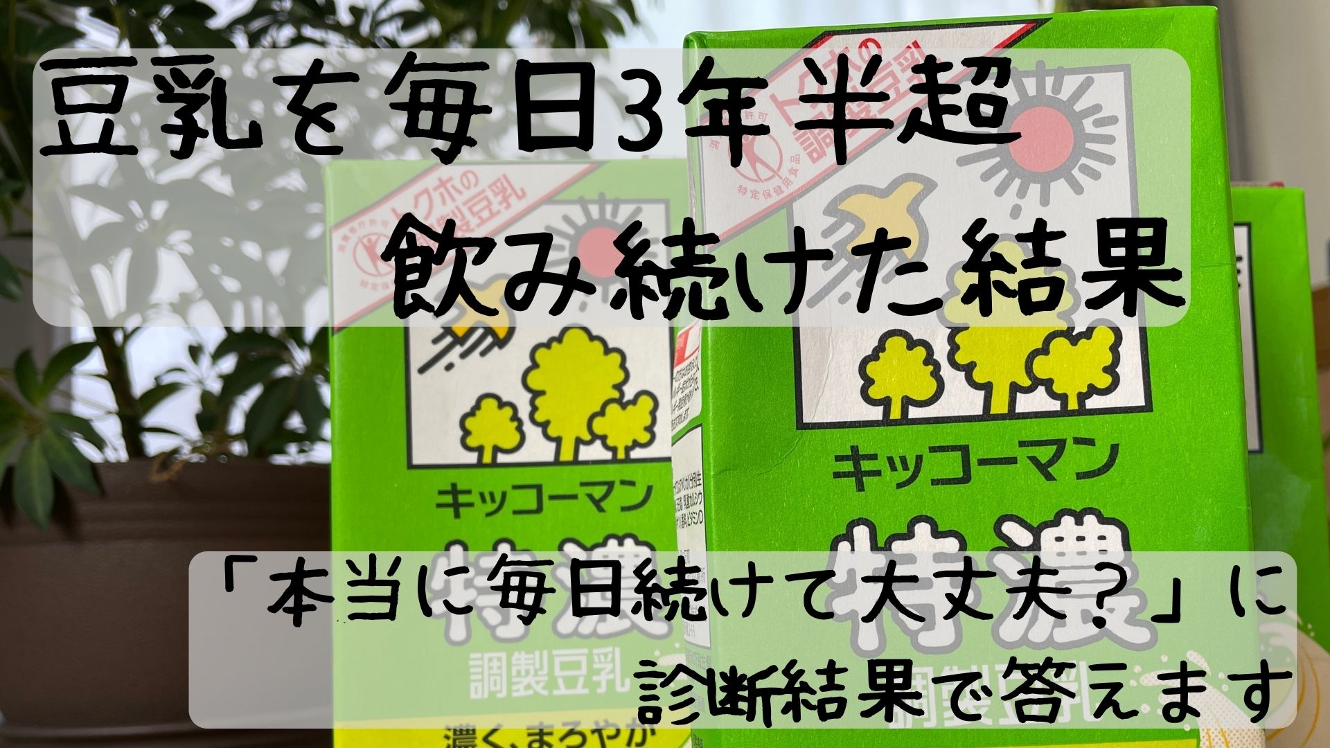 豆乳を3年半飲み続けた結果の真実！肌や胸の変化と意外な落とし穴