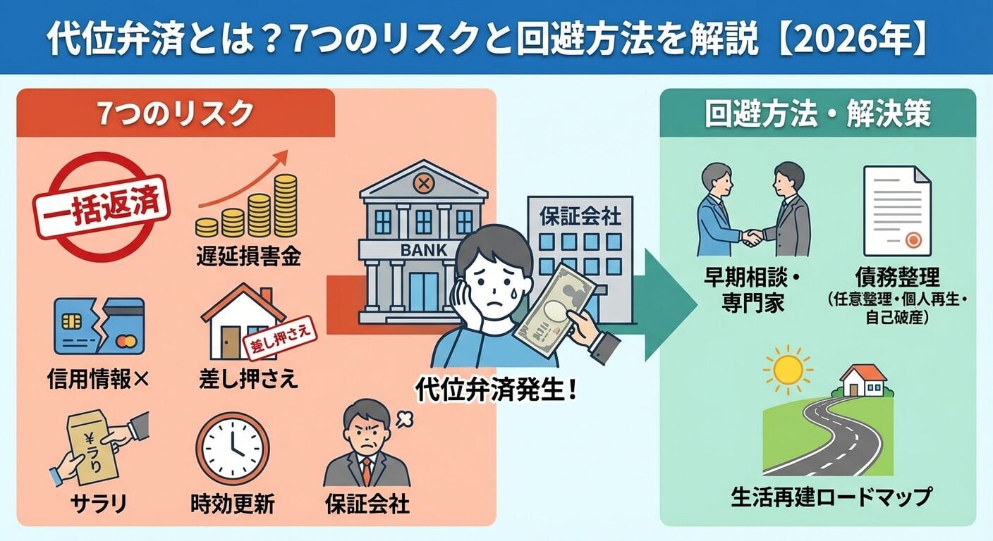 代位弁済とは？借金肩代わりの罠と競売を回避する2026年防衛術