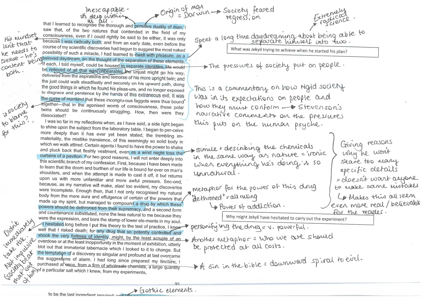 Dr Jekyll and Mr Hyde Chapter 10 Annotations