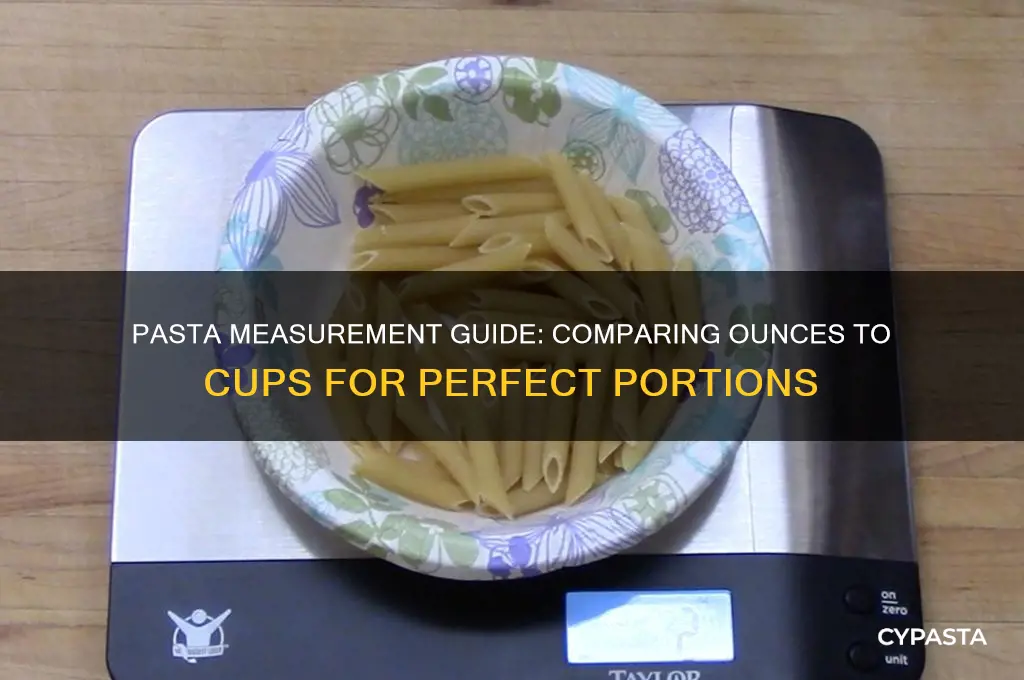 How Much Is 6 Oz of Pasta