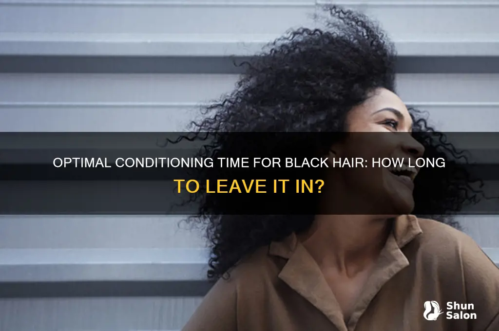 How Long Should You Leave Conditioner in Black Hair
