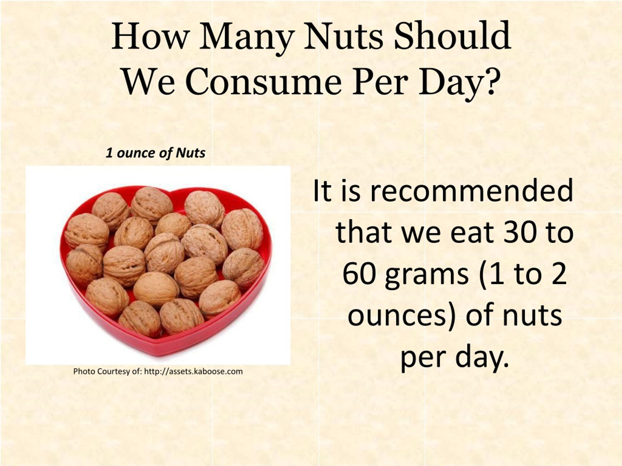 How Much Nuts per Day