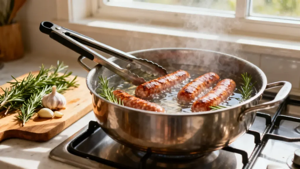 Boil Sausage Before Grilling