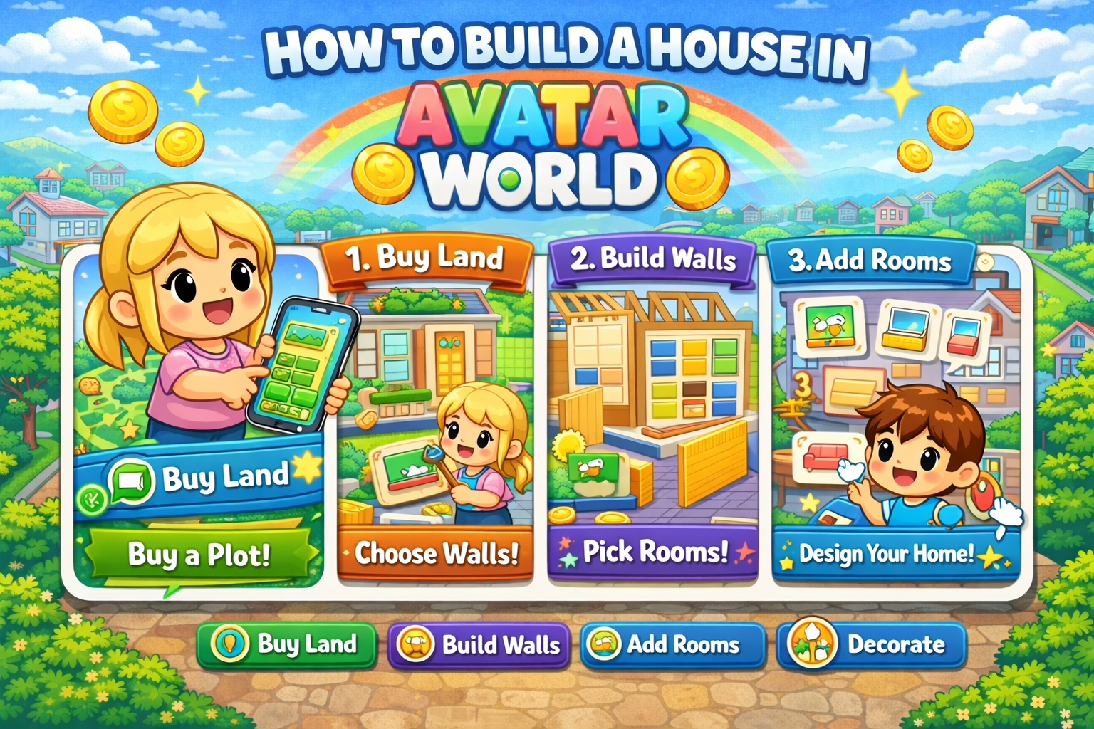How to Get a House in Avatar World