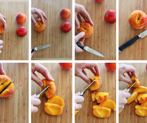How to Properly Cut a Peach