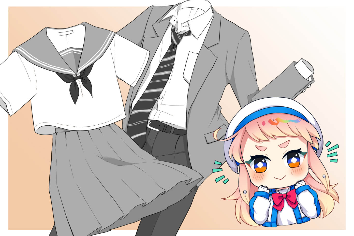 プロが教える制服イラストの描き方！劇的に差がつく構造とシワの極意