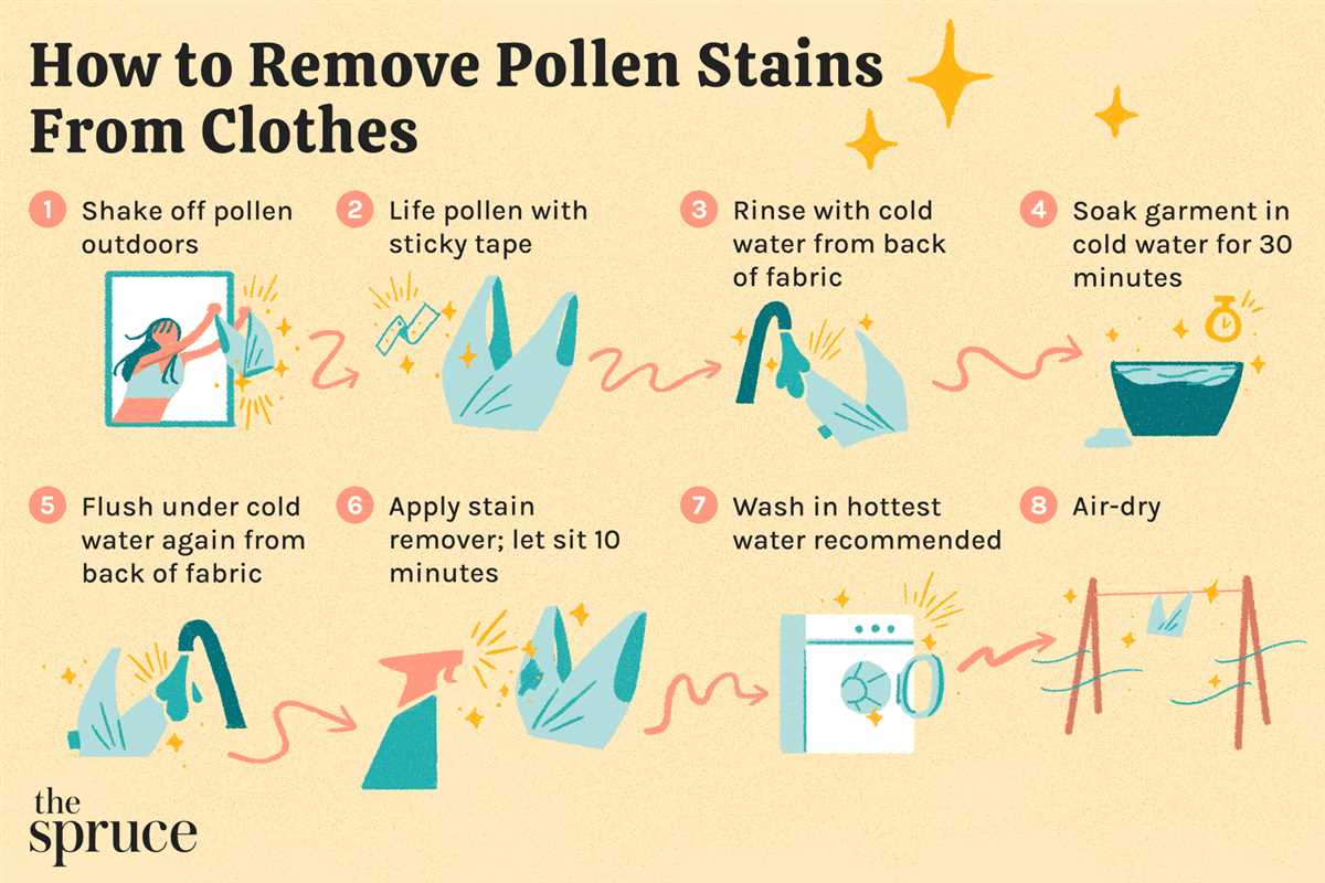 How to Get Lily Pollen Stains out of Clothes