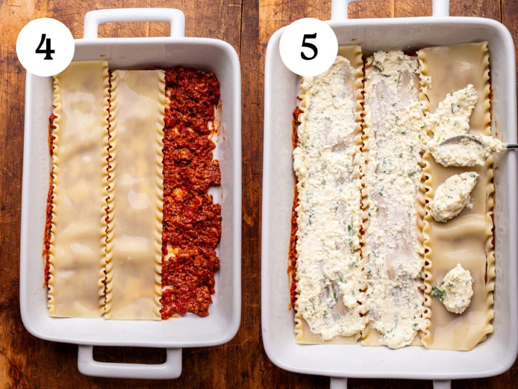 How to Put Lasagna Together