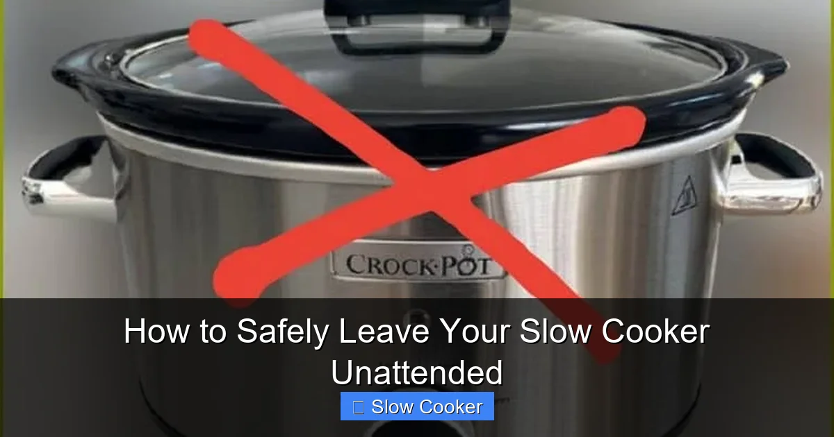 Can You Leave a Slow Cooker Unattended