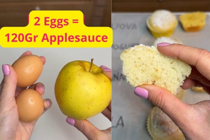 Replacing Eggs with Applesauce