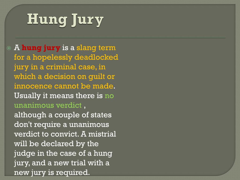 Deadlock Jury Meaning Difference Between Deadlock and Hung Jury Explained