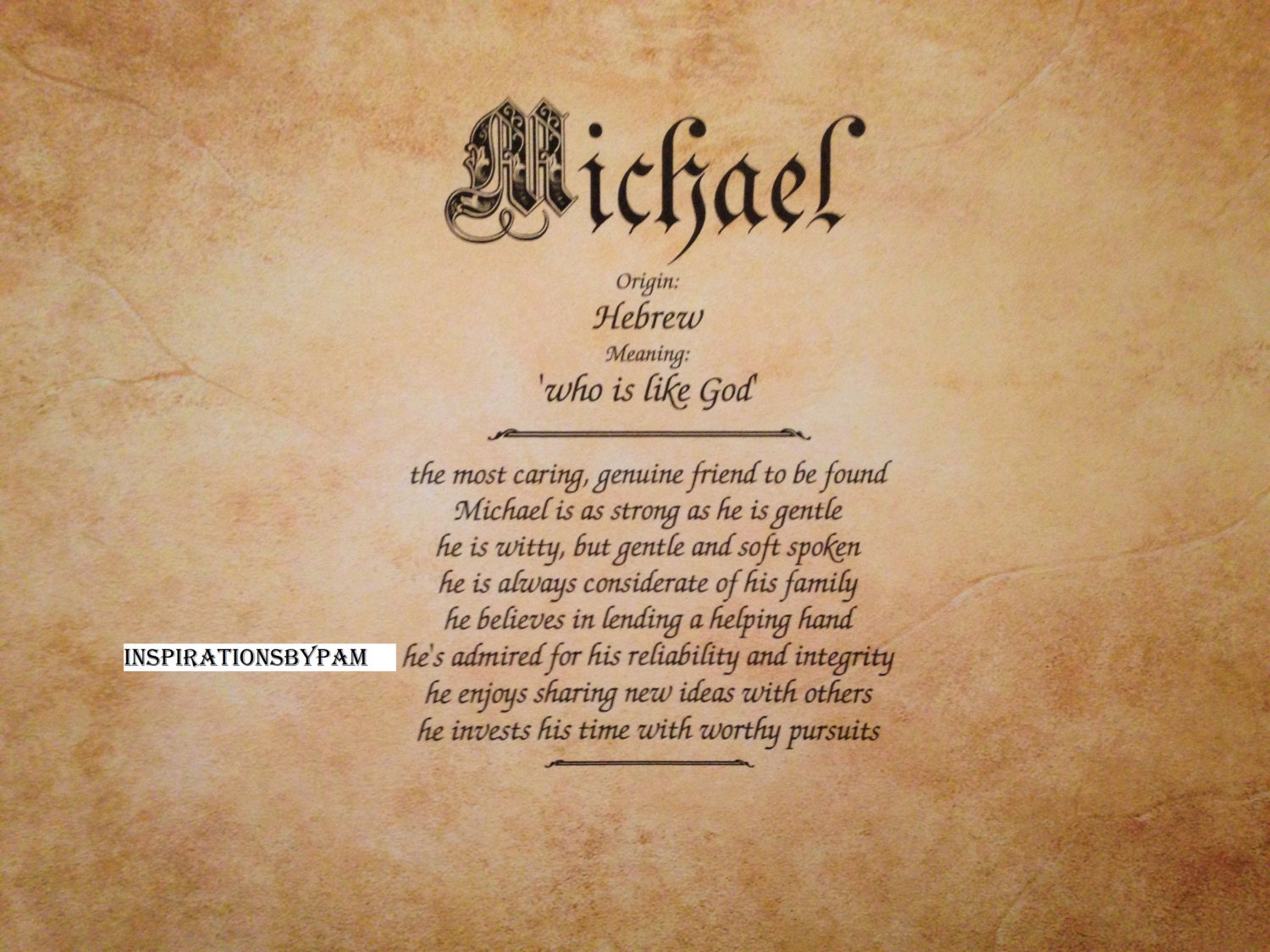 Define Name Michael