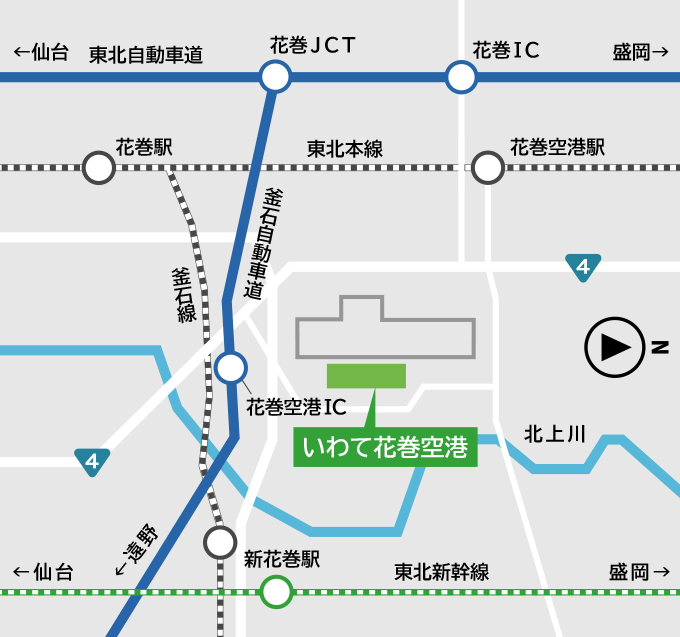 盛岡駅から花巻駅のアクセス比較！新花巻との違いと最安移動ルート