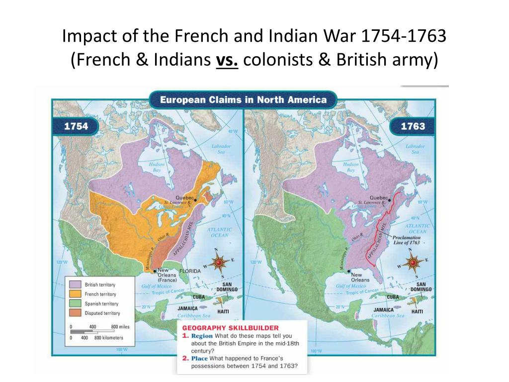 French and Indian War Effect on Colonies