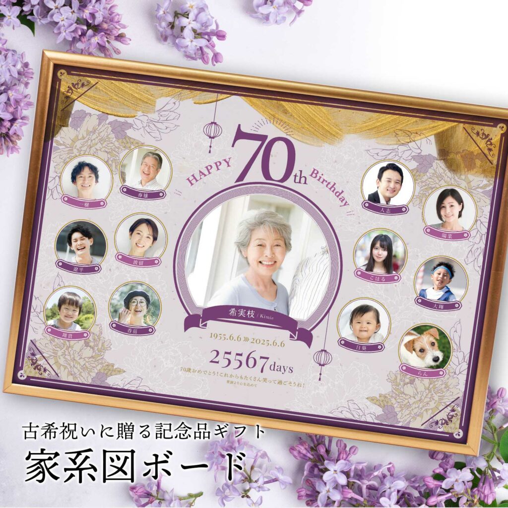 70歳の古希祝い決定版！タブー品と喜ばれる紫色ギフト・相場総まとめ