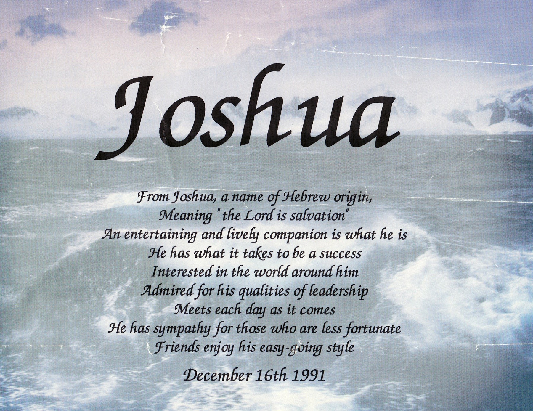 Joshua Meaning of Name