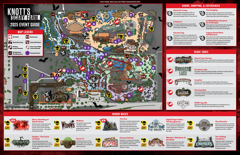 Knotts Scary Farm Rules