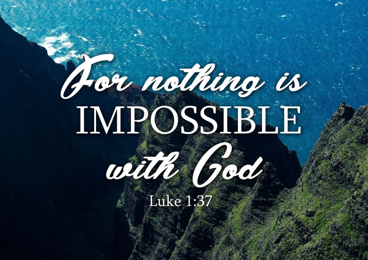 Nothing Is Impossible Verse