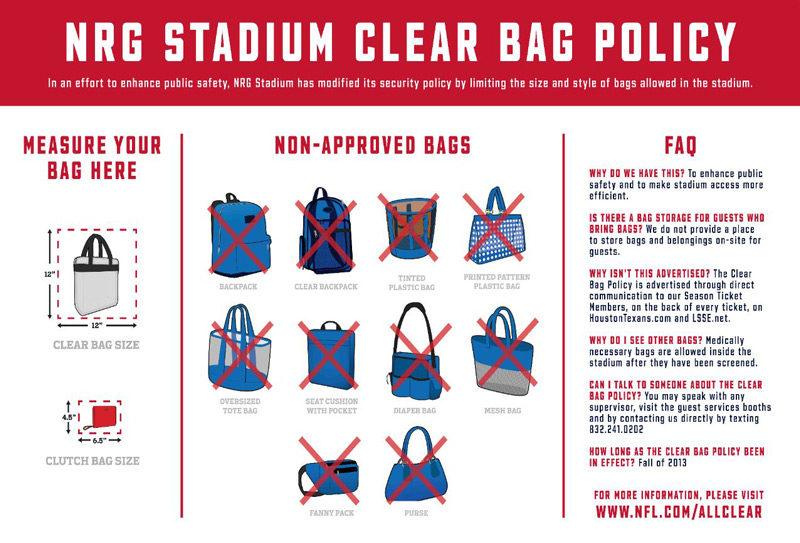 Nrg Rolling Stones Bag Policy