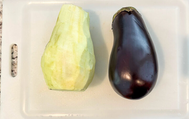 Eggplant Peeled or Not