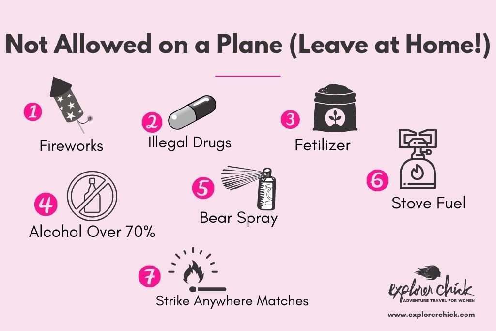What to Not Bring on Plane
