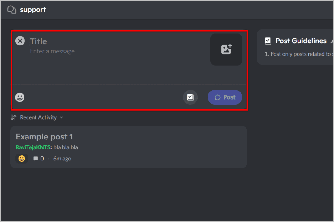 The Eyepiece Posted on the Server Information on Discord