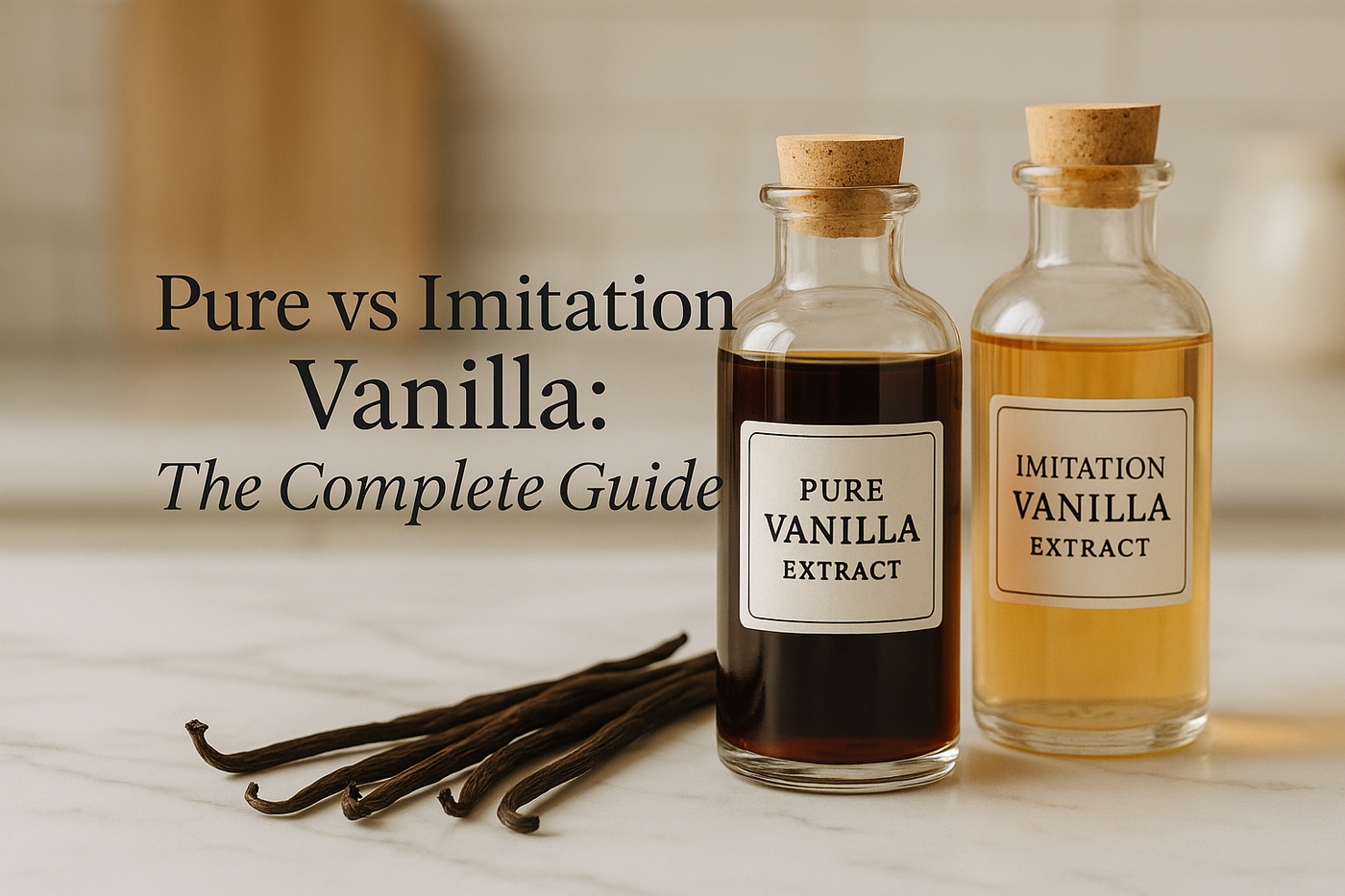 Vanilla Extract vs Pure Vanilla