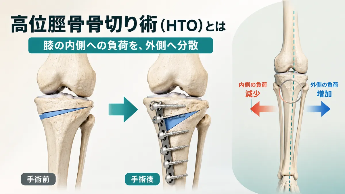 自分の関節を残す膝骨切り術の真実！人工関節との差や後悔を防ぐ選び方