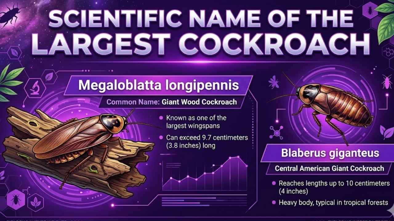 What Is the Scientific Name for the Largest Cockroach