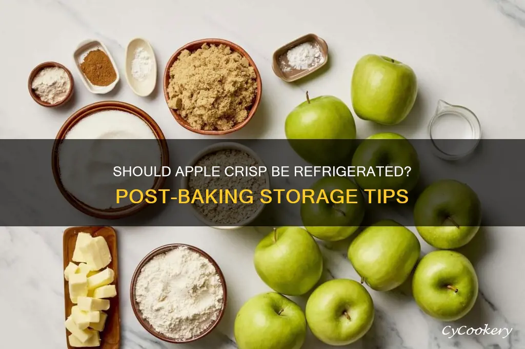 How to Store Apple Crisp After Baking