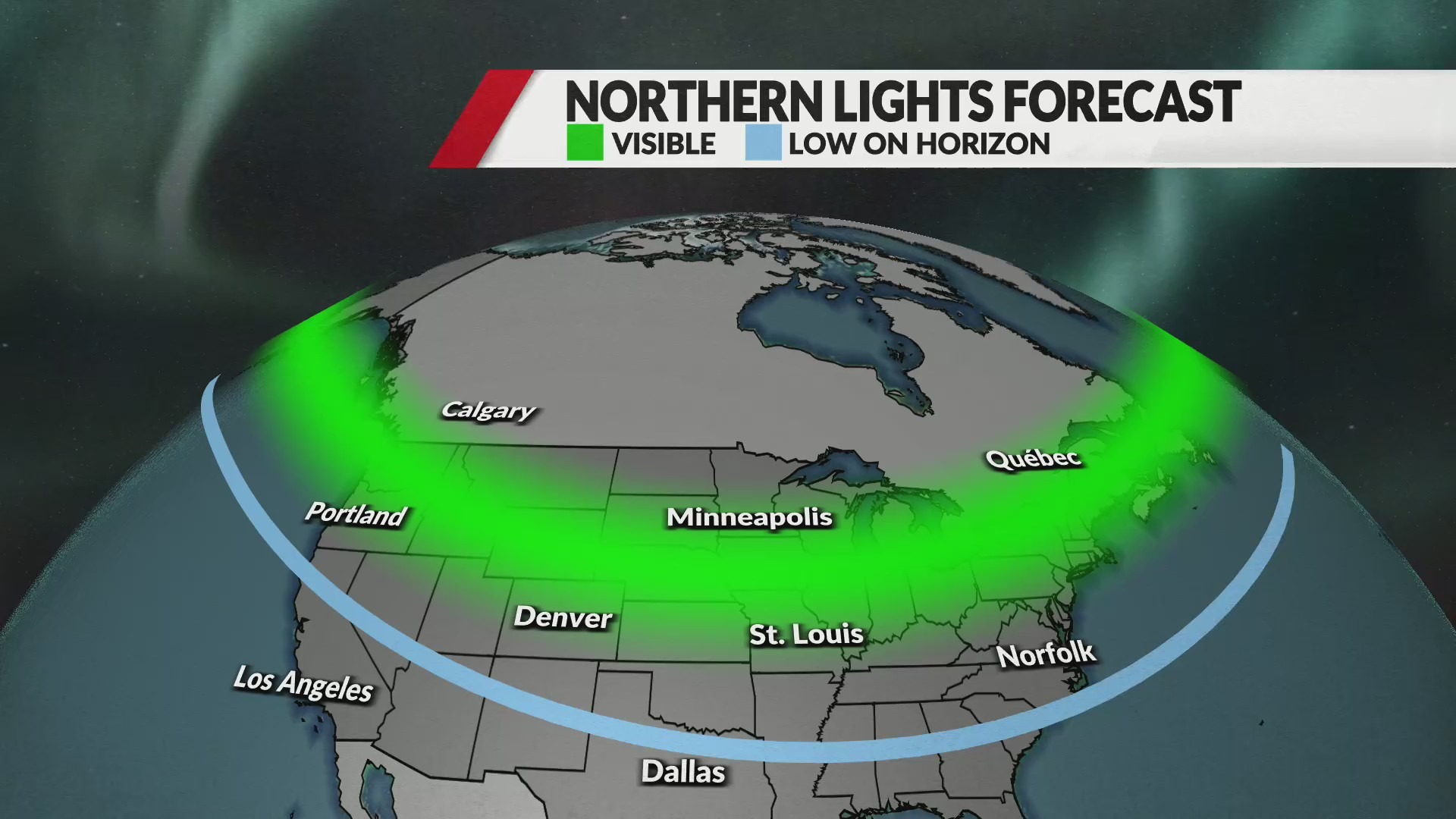 Where Can You See the Aurora Borealis Tonight